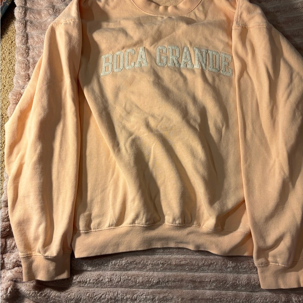 Soft As A Grape Peach Sweatshirt